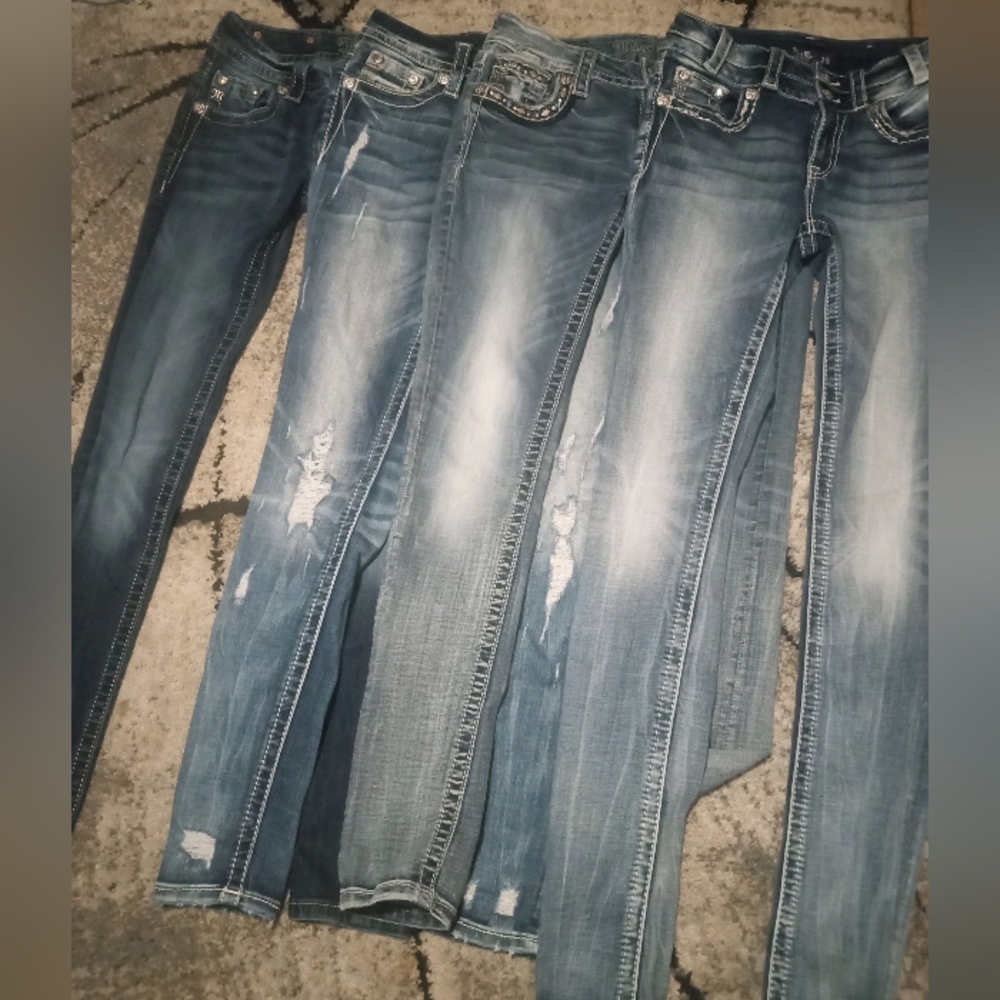 Miss Me Skinny Jeans, Size 25